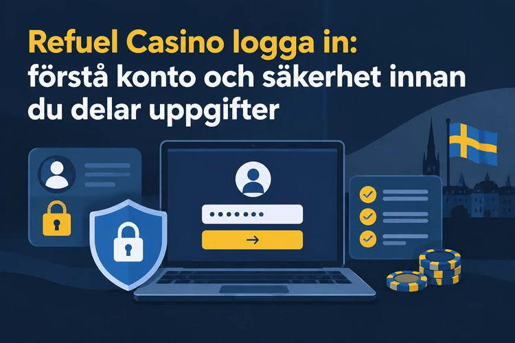 Refuel Casino logga in: förstå konto och säkerhet innan du delar uppgifter