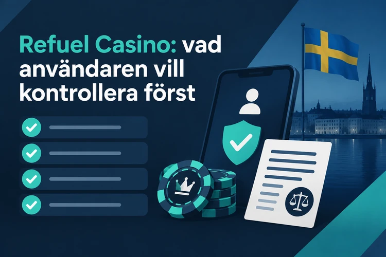 Refuel Casino: vad användaren vill kontrollera först