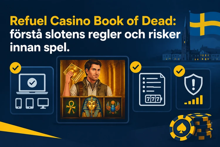 Refuel Casino Book of Dead: förstå slotens regler och risker innan spel