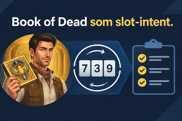 Book of Dead som slot-intent
