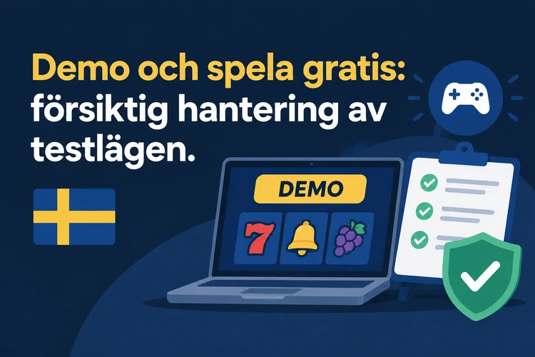 Demo och spela gratis: försiktig hantering av testlägen